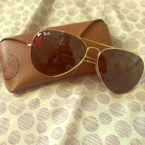 62mm classic polarized Brow bar Aviator Ray Bans
